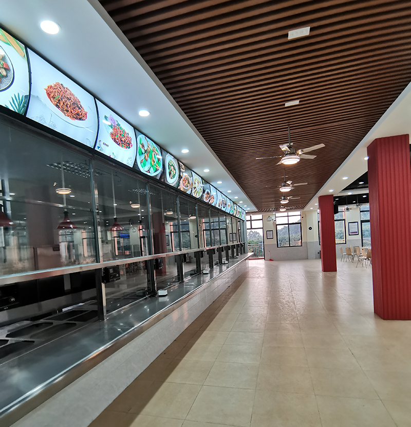 昭通华贸学院白云校区食堂装建项目实景