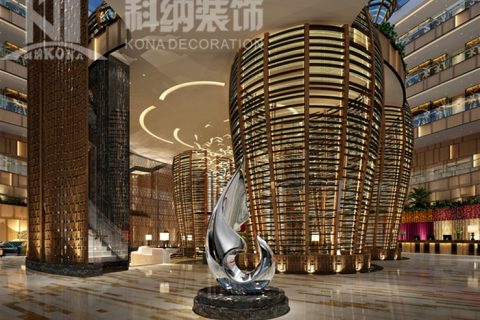 西安福朋喜來登酒店装建设计成效图