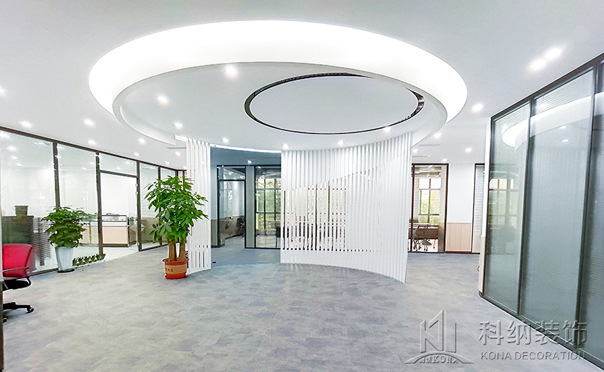 岭南延安校区办公楼装建工程实景图