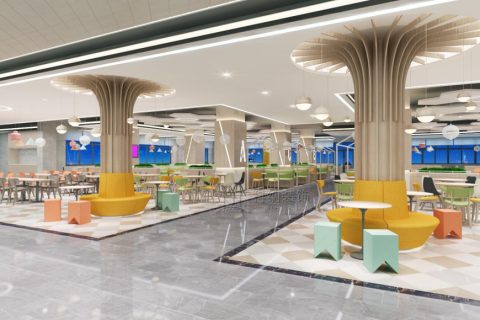 昭通学堂食堂室内装建设计规划